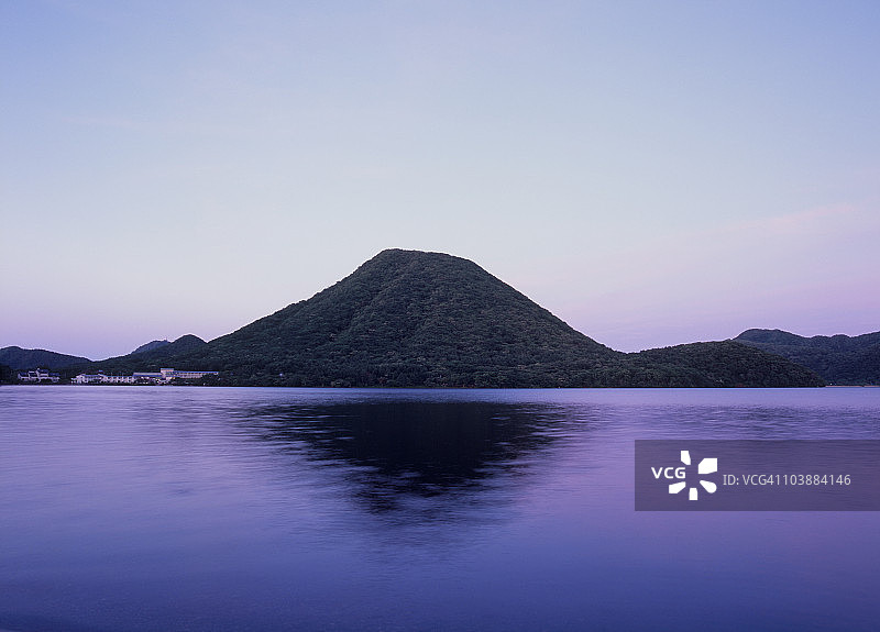 日本群马县吾妻郡东吾妻町榛名山图片素材