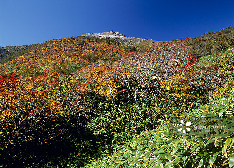 日本栃木县那须茶臼岳图片素材