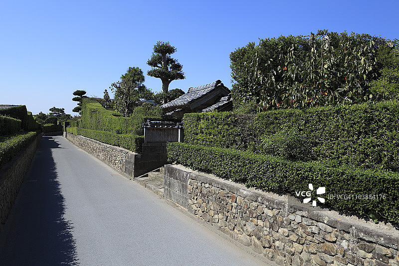 知览武士住宅，南九州市，鹿儿岛县，日本图片素材