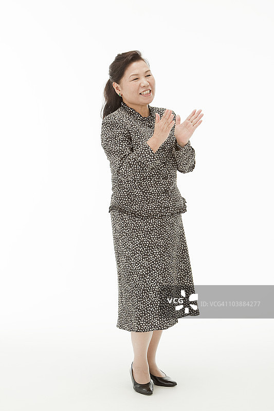 年长妇女肖像图片素材