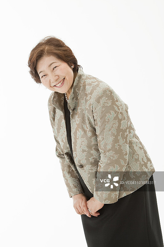 年长妇女肖像图片素材