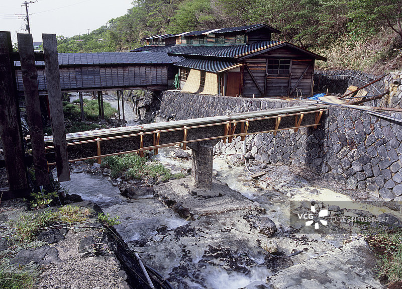 日本栃木县那须温泉图片素材