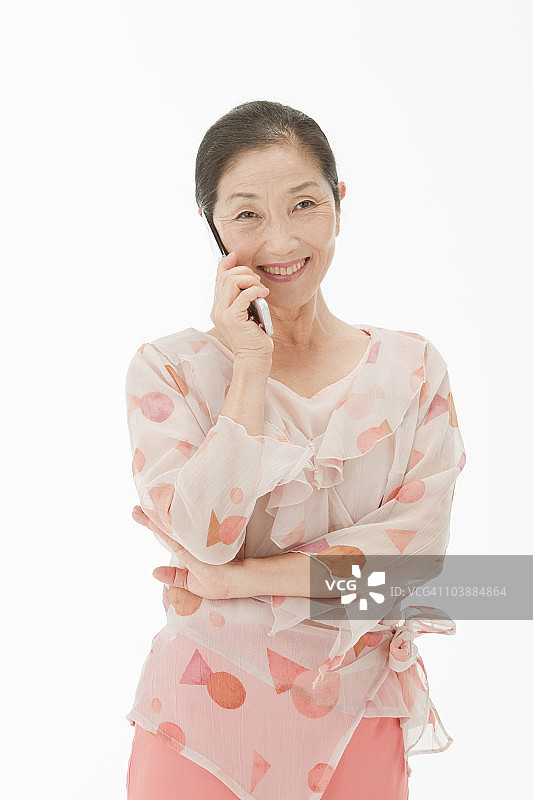年长妇女肖像图片素材