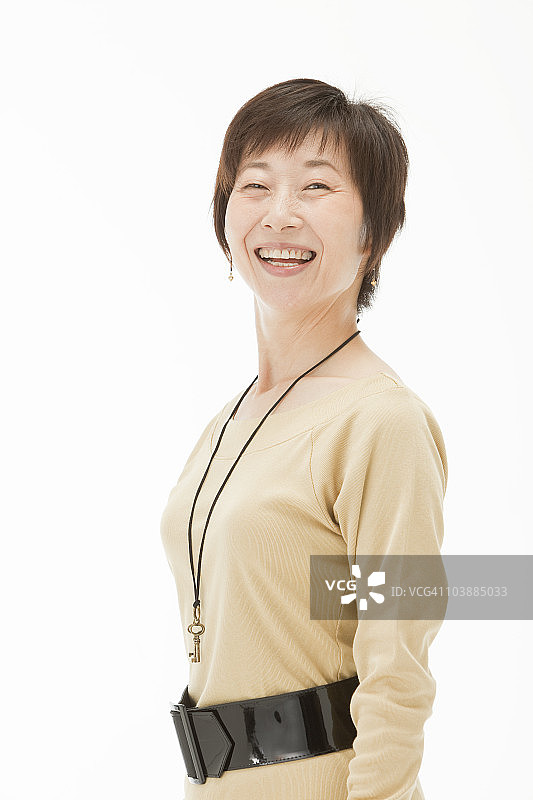 年长妇女肖像图片素材