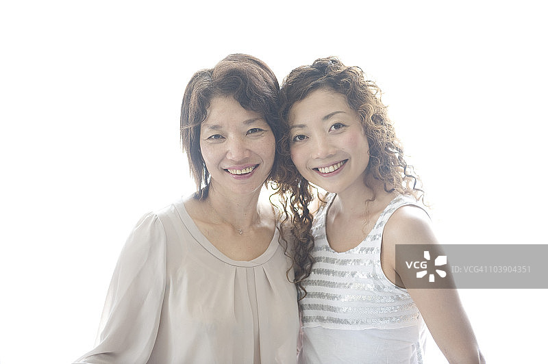 母女肖像图片素材