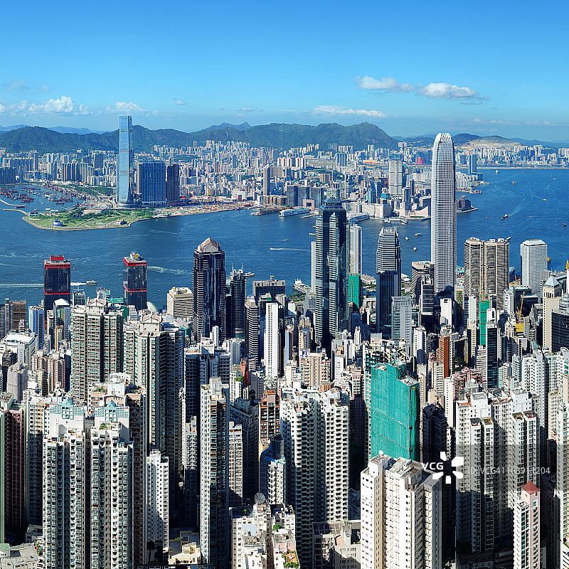 香港维多利亚港（白天）图片素材