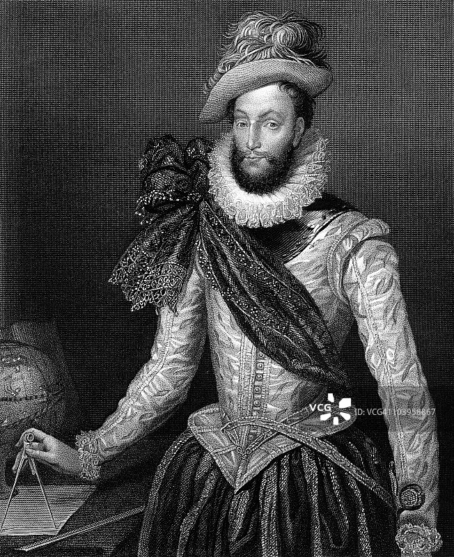 沃尔特·罗利爵士图片素材