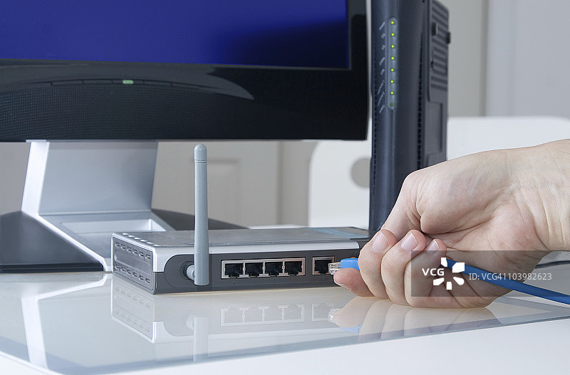 家庭办公网络图片素材