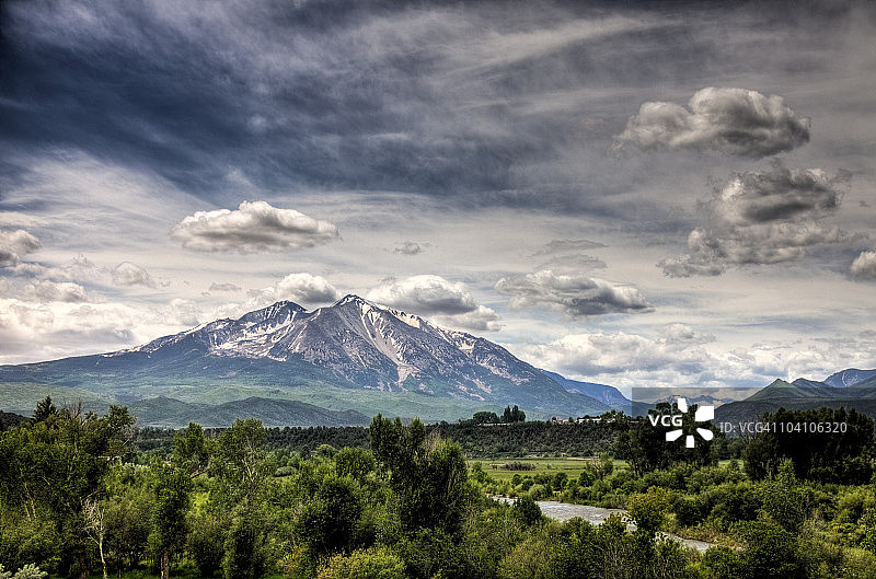 索普瑞斯山图片素材