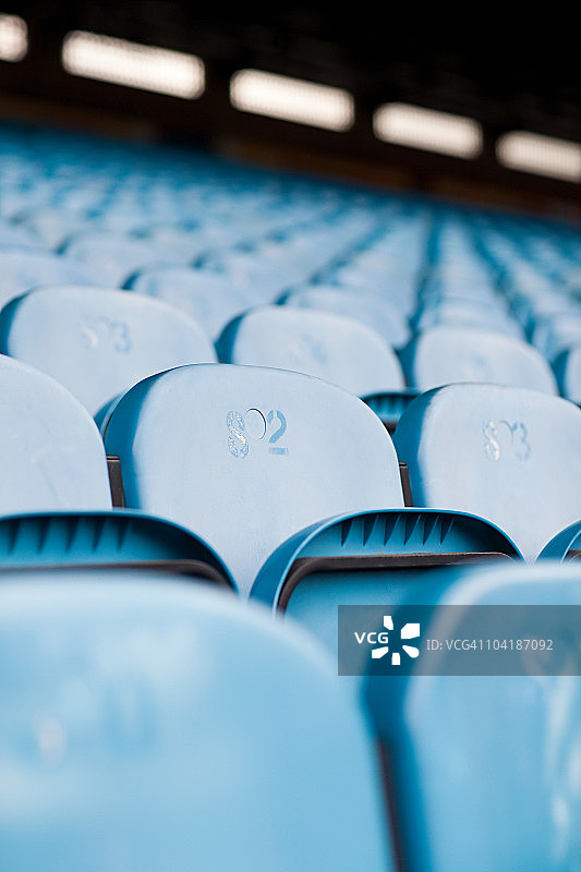 足球场里的空座位图片素材