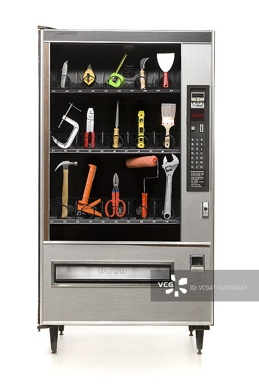 自动售货机中的工具图片素材