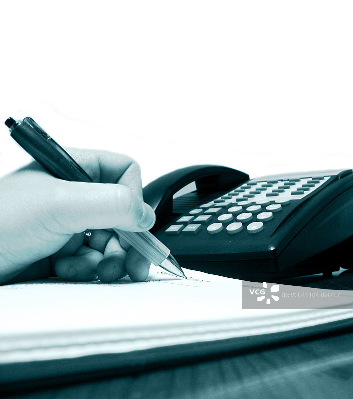 查看消息-蓝色调图片素材