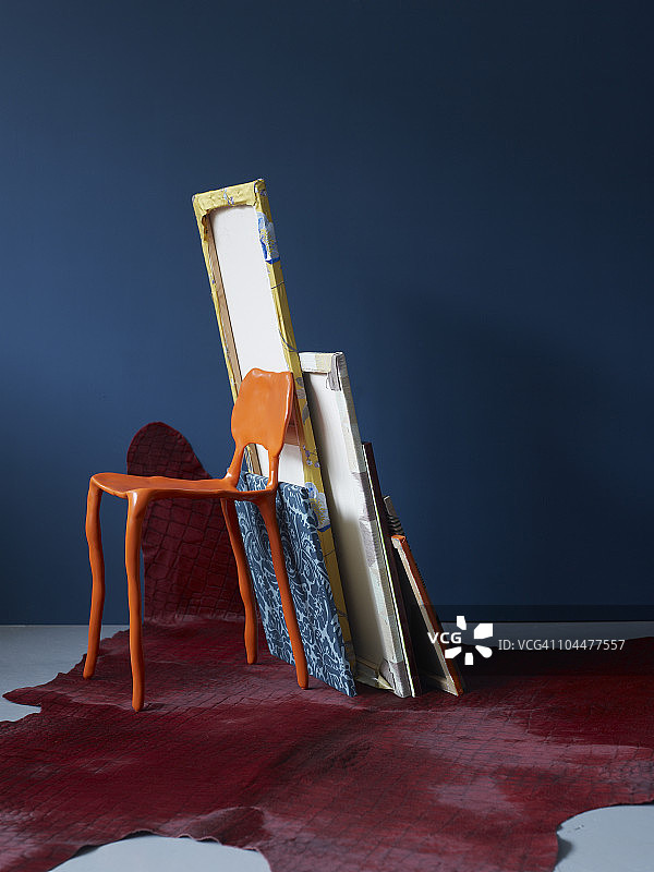 橙色椅子图片素材