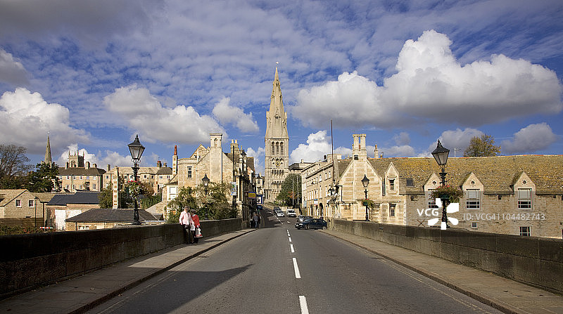 英国林肯郡斯坦福德格鲁吉亚城镇图片素材