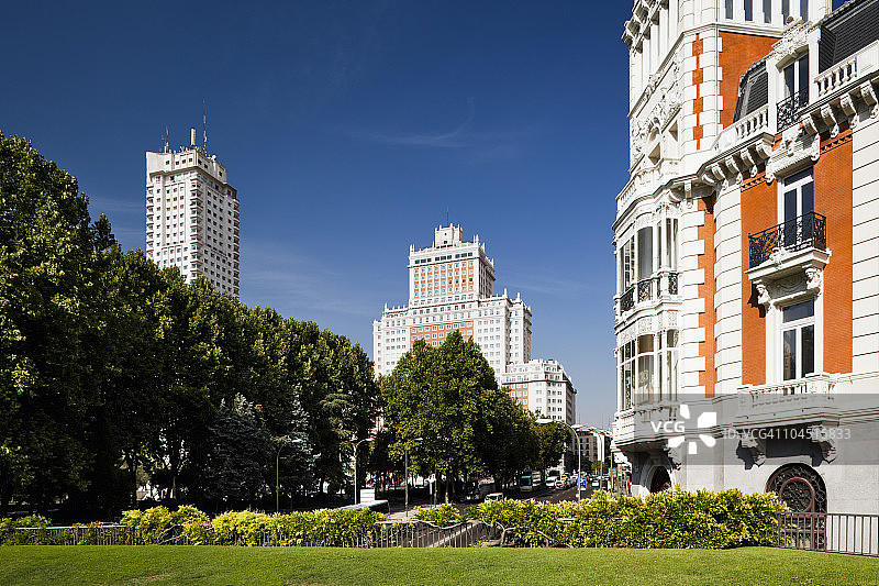 西班牙广场的建筑物图片素材