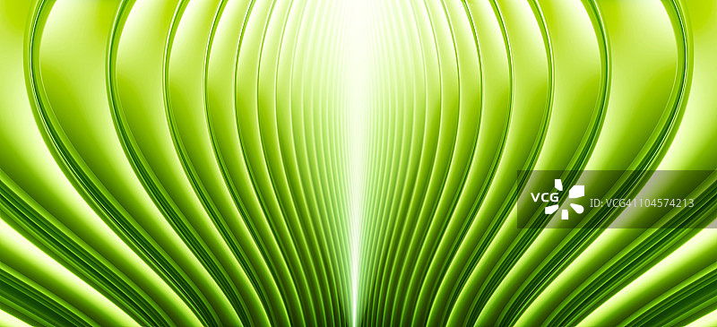 绿色抽象曲线图片素材