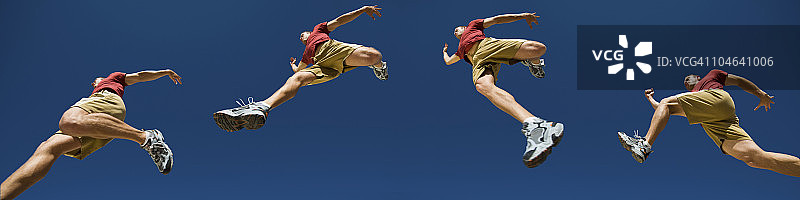 跳跃序列图片素材