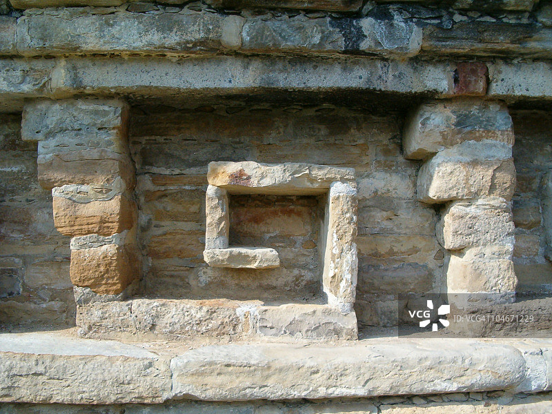 塔欣金字塔细节（2）图片素材