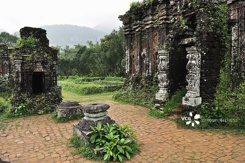湛市遗址，联合国教科文组织世界遗产，越南，印度支那，东南亚，亚洲图片素材
