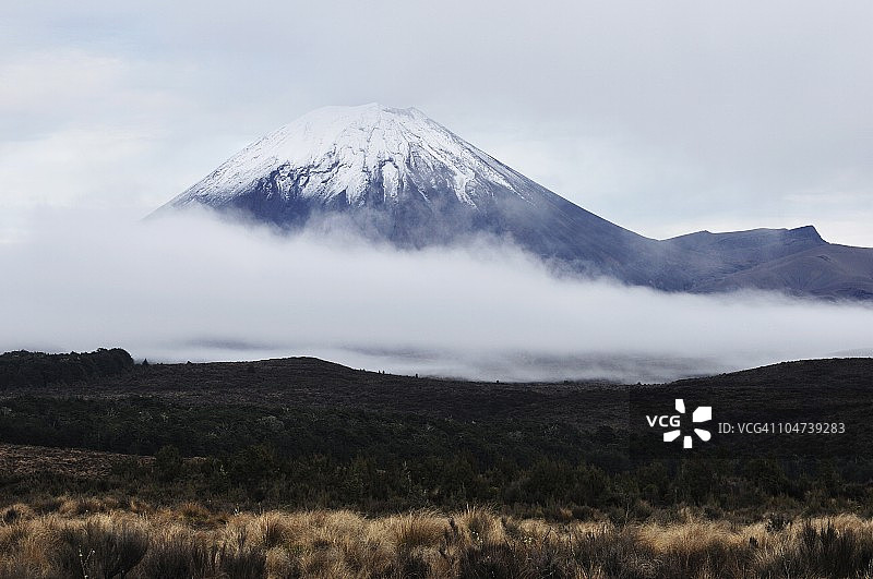 瑙鲁赫伊火山，怀卡托，北岛，新西兰，太平洋图片素材