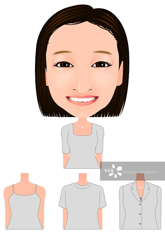 露齿微笑图片素材