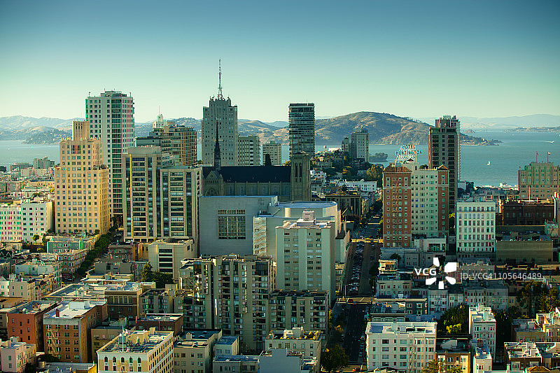 旧金山诺布山图片素材