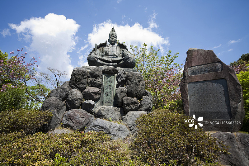 源赖朝雕像图片素材