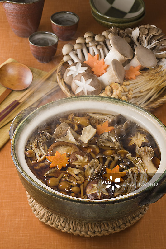 菌菇锅图片素材