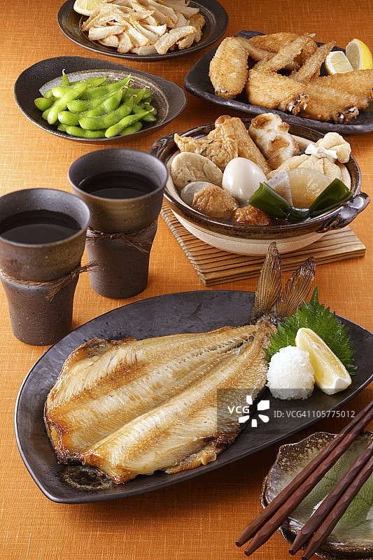 日式居酒屋菜肴图片素材