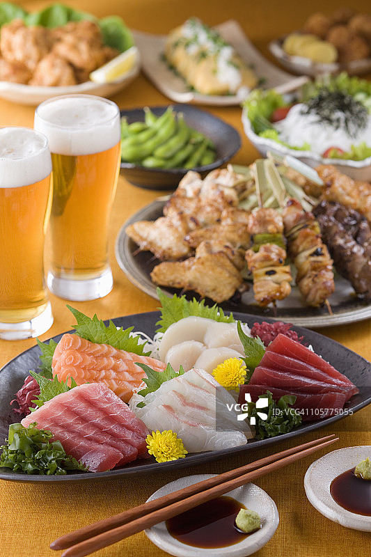 日式居酒屋菜肴图片素材