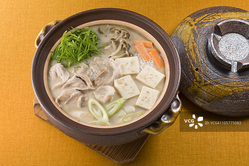 芝麻豆乳锅图片素材