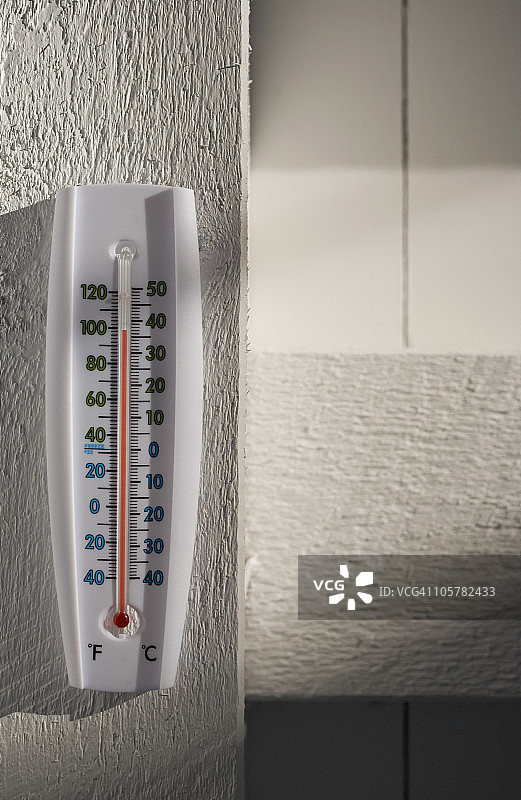 墙上的温度计图片素材