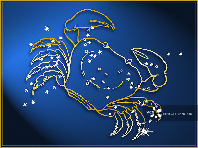 巨蟹座占星符号图片素材