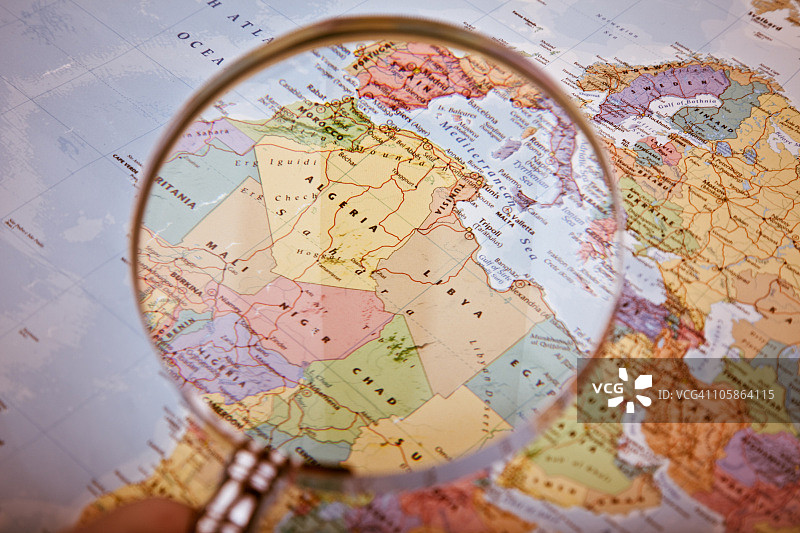 北非地图图片素材