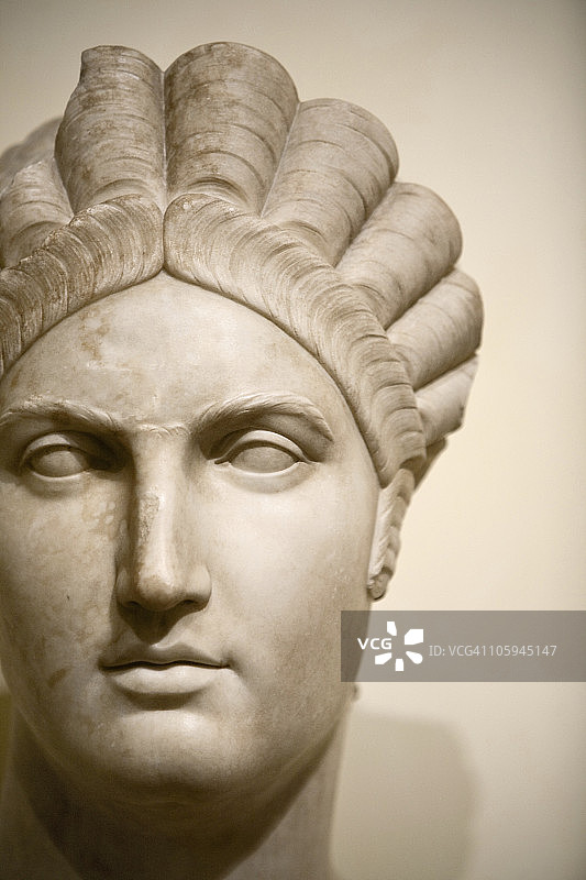 罗马女性面部特写图片素材