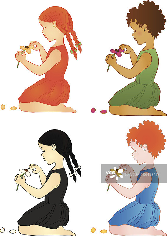 拉花瓣图片素材