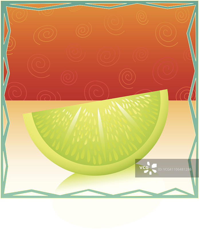 多汁的青柠角图片素材