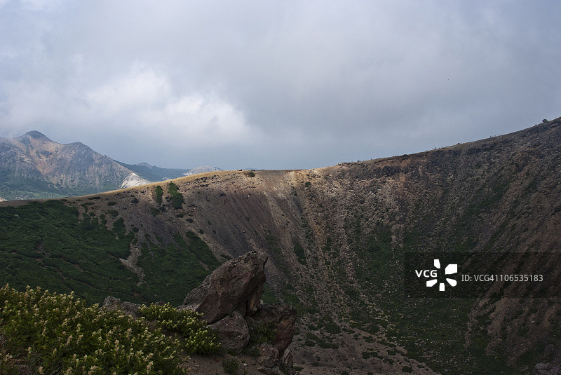 吾妻山脉图片素材