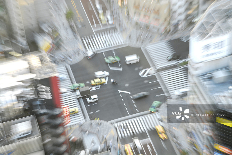 日本本州岛东京港区大门十字路口图片素材