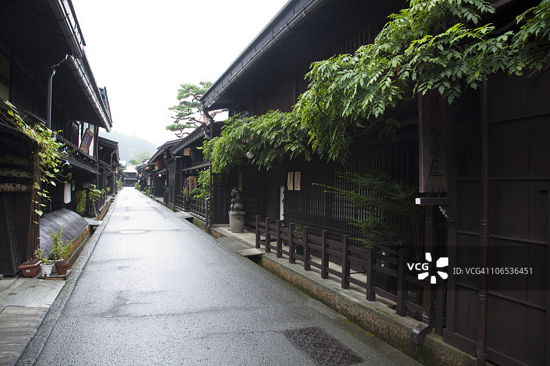 日本本州岐阜县高山市城市景观图片素材