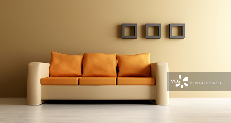 沙发上图片素材