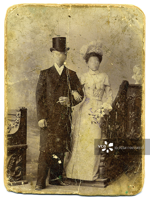 复古家庭照片图片素材