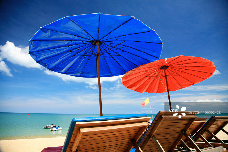 沙滩遮阳伞图片素材