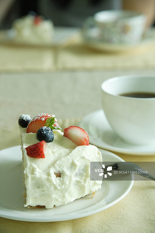 咖啡蛋糕图片素材