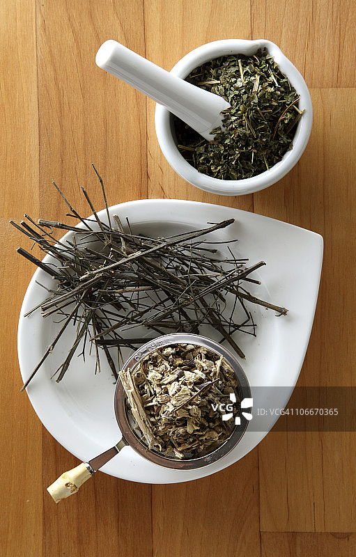 增强免疫系统的草药图片素材