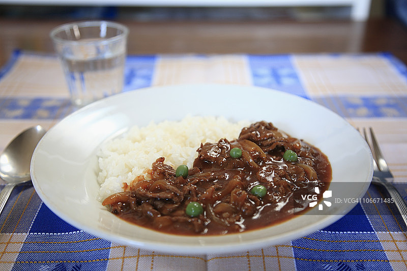 牛肉烩饭图片素材