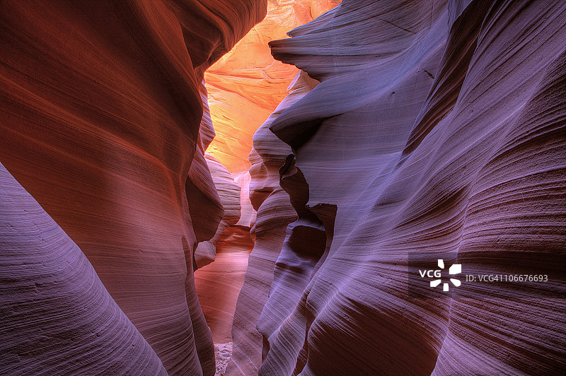 下羚羊峡谷，美国亚利桑那州佩吉市图片素材