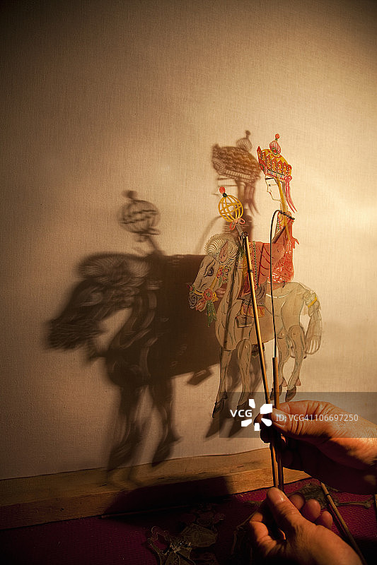 光影皮影戏图片素材