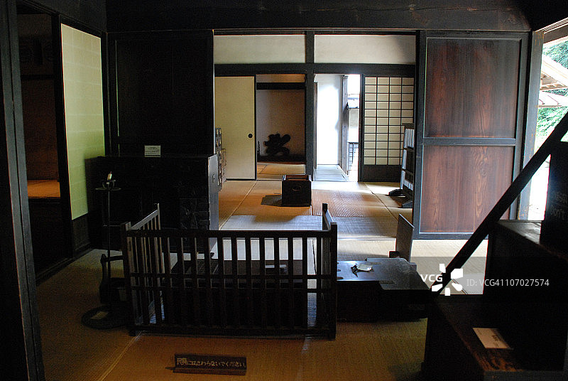 传统日式房屋室内图片素材