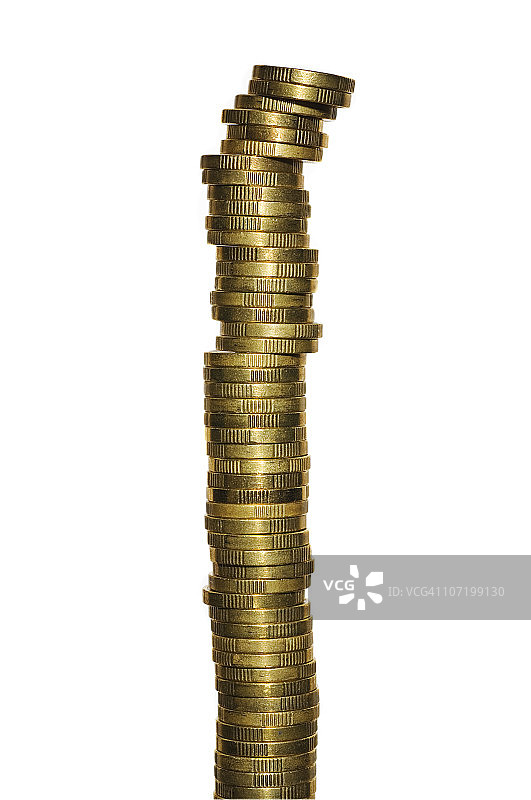 瑞典硬币堆叠图片素材